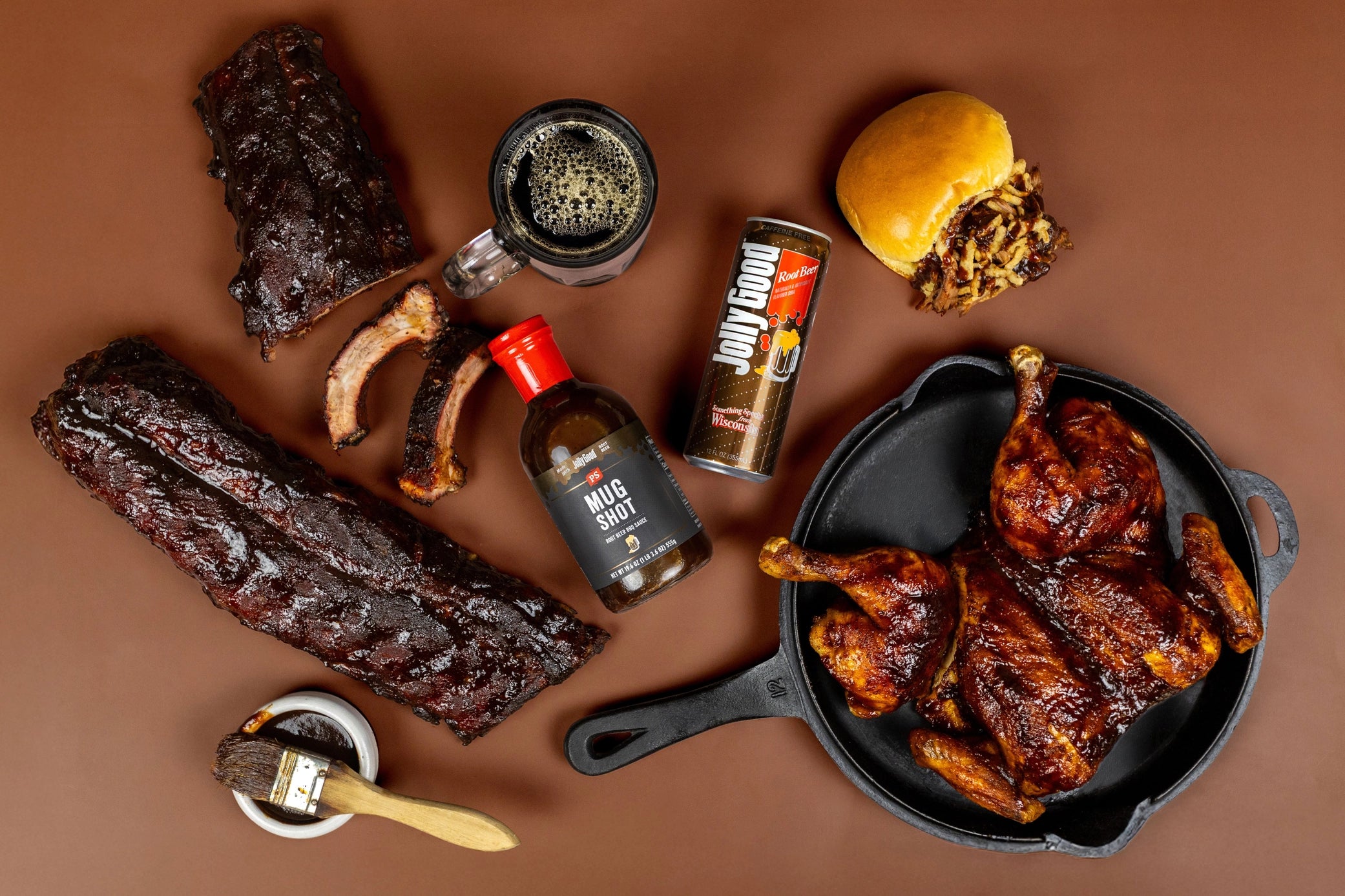 PS Seasonings - Mug Shot - Root Beer BBQ Sauce - 19.6 oz