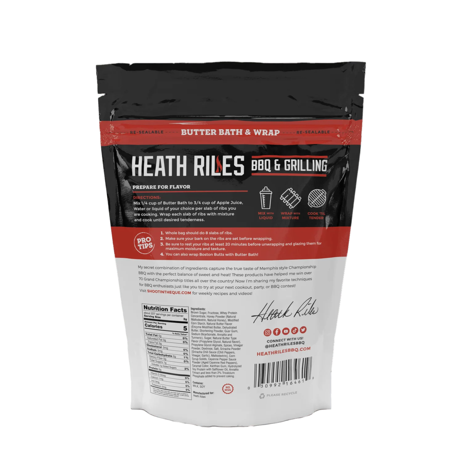 Heath Riles - Butter Bath & Wrap - 1 lb