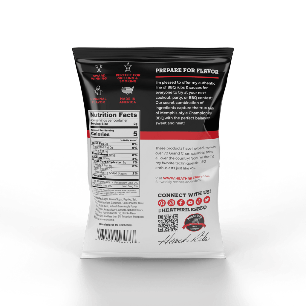 Heath Riles - Apple Rub - Bulk Bag - 2 lbs