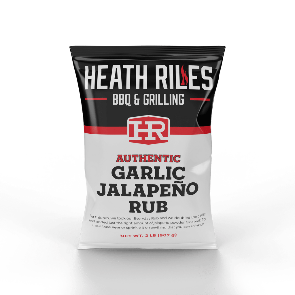 Heath Riles - Garlic Jalapeño Rub - 12 oz
