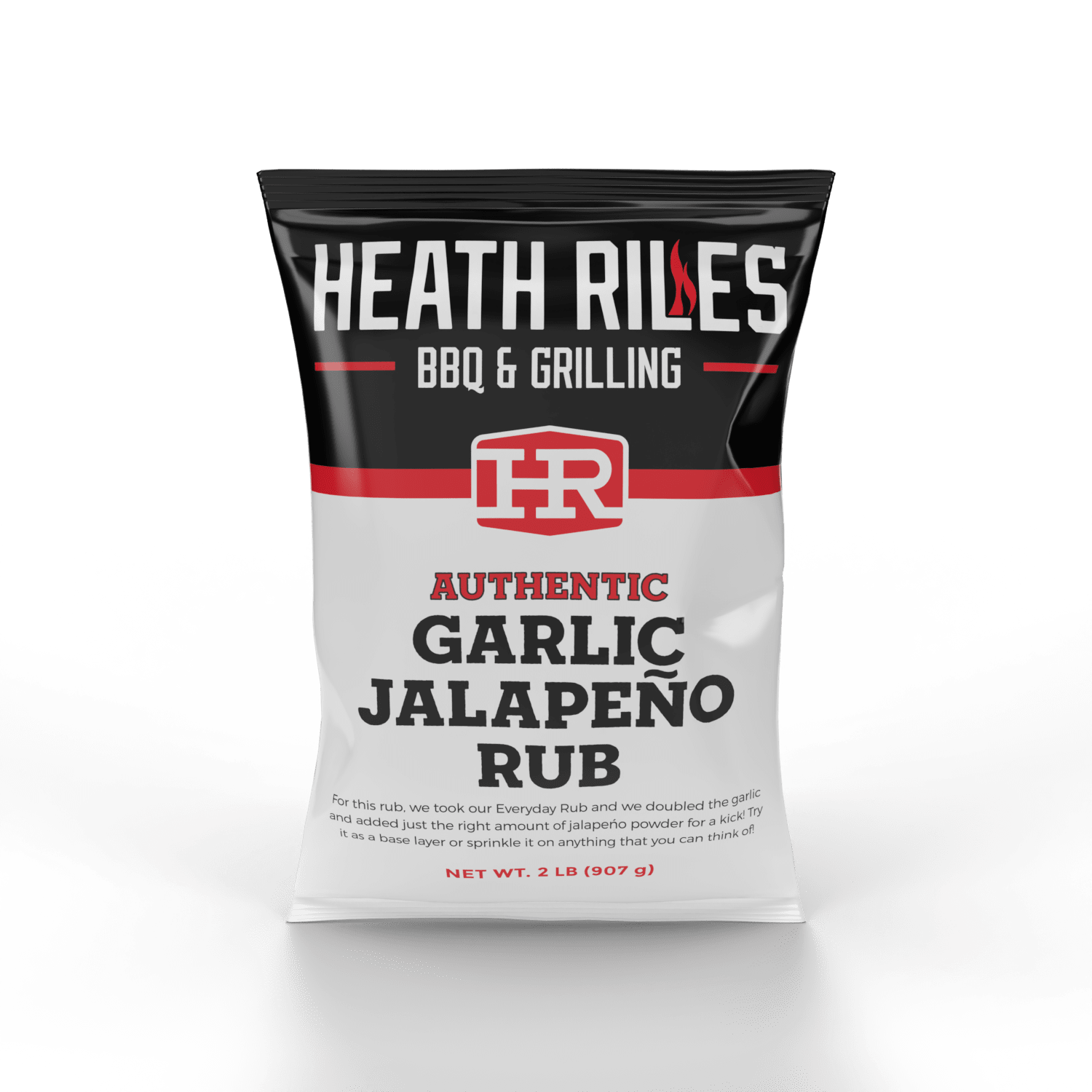 Heath Riles - Garlic Jalapeño Rub - 12 oz
