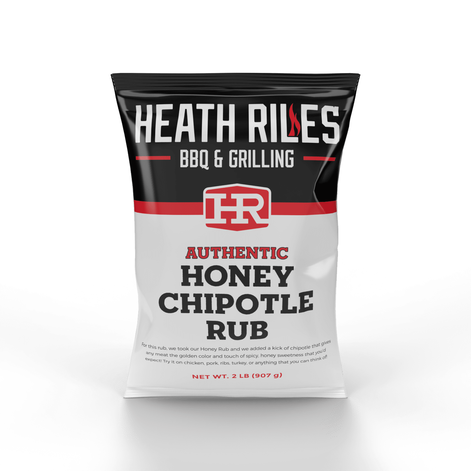 Heath Riles - Honey Chipotle Rub - 12 oz