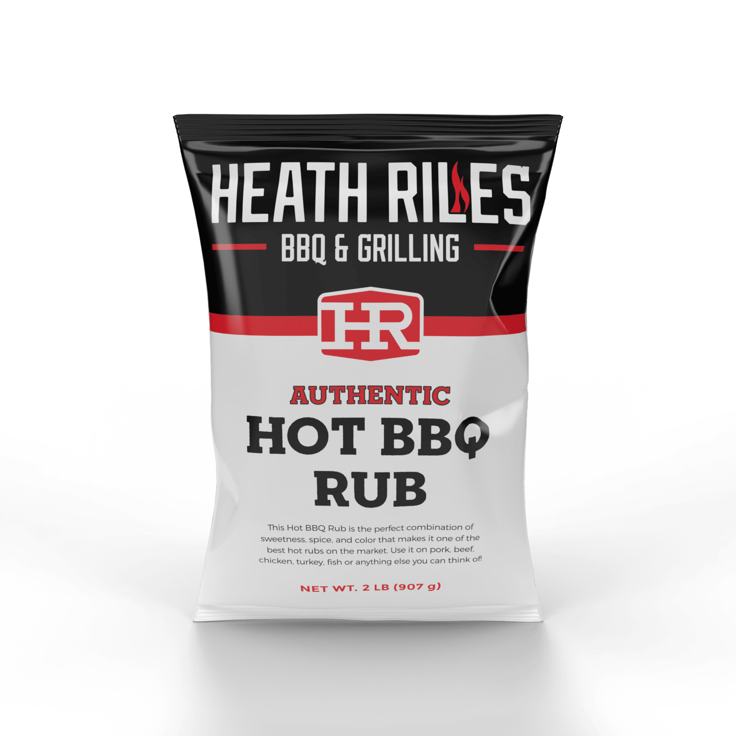 Heath Riles - Hot BBQ Rub - 13 oz