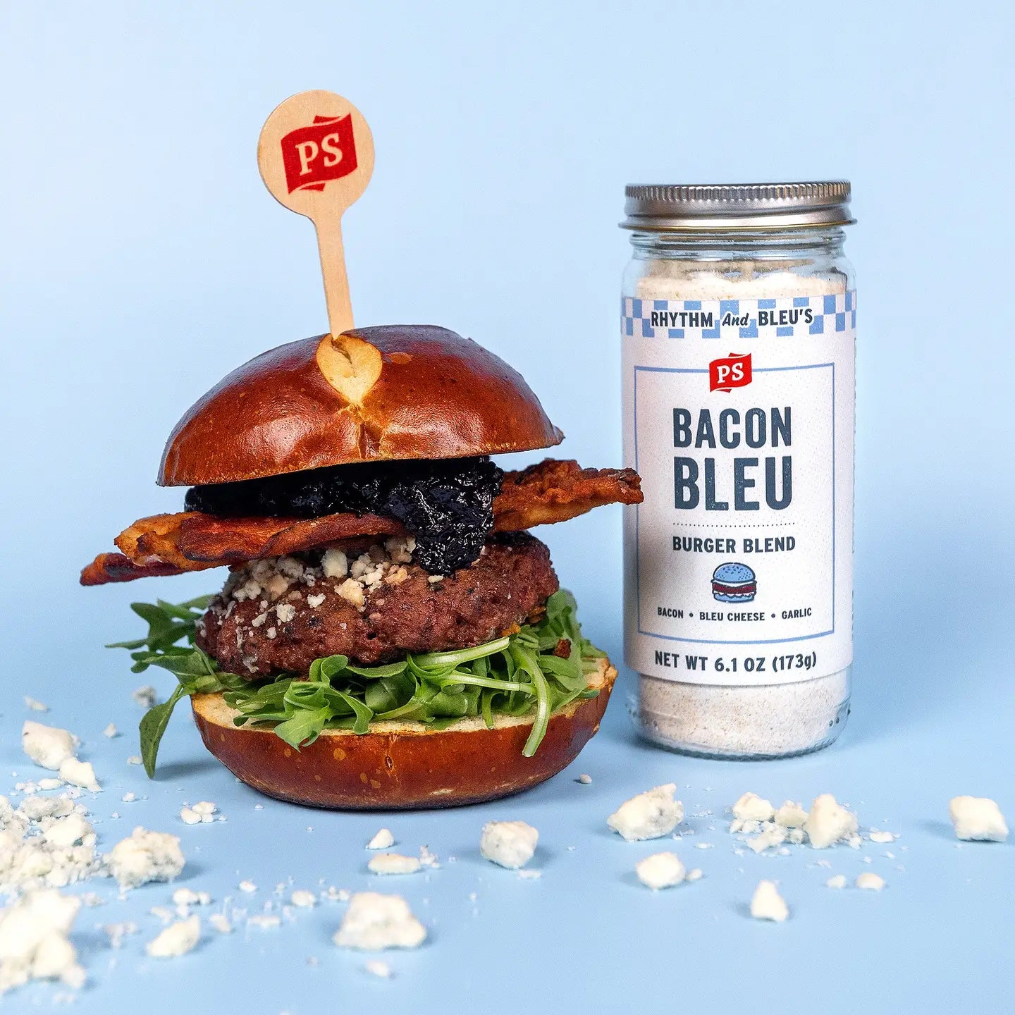 PS Seasonings - Bacon Bleu - Burger Blend - 6.1 oz