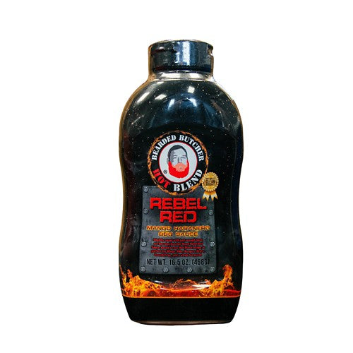 Bearded Butcher - Rebel Red Mango Habanero BBQ Sauce - 16.5 oz