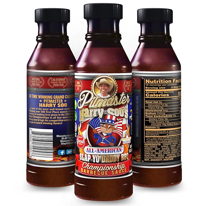 Slap Yo Daddy BBQ - All American BBQ Sauce - 15 oz
