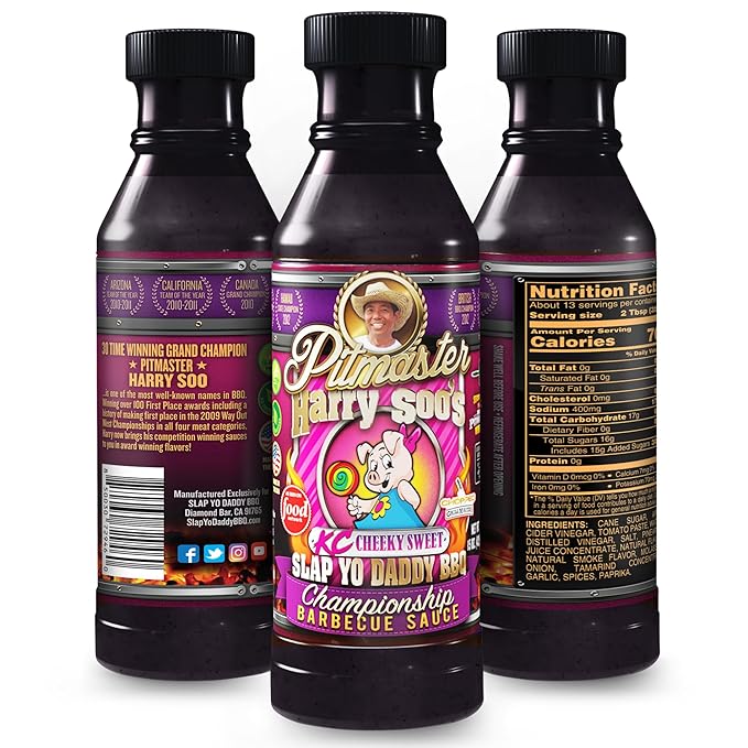 Slap Yo Daddy BBQ - KC Cheeky Sweet BBQ Sauce - 15 oz