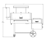 Old Country BBQ Pits - Brazos DLX BBQ Smoker - Freight and Crating Included
