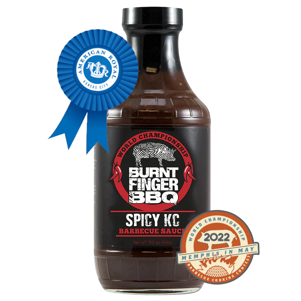 Burnt Finger BBQ - Spicy KC Barbeque Sauce - 19.2 oz