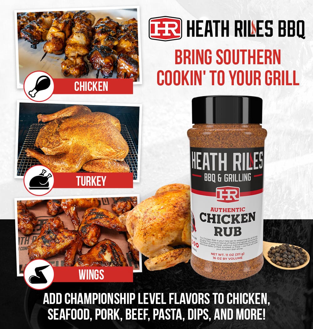 Heath Riles - Chicken Rub - 11 oz