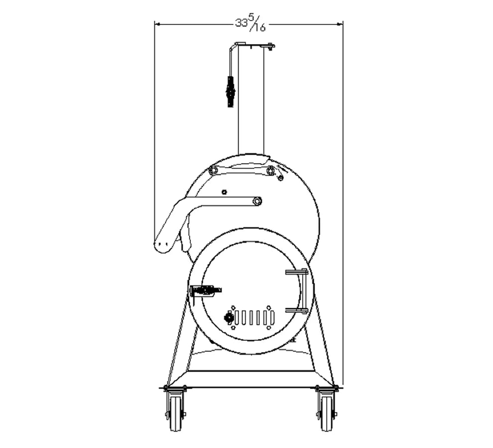 Old Country BBQ Pits - Generation 3 BBQ Smoker - Freight and Crating Included