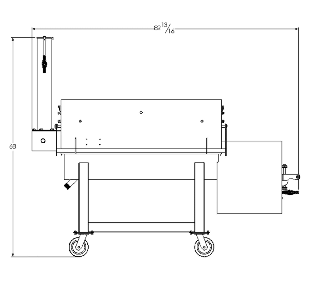 Old Country BBQ Pits - Generation 3 BBQ Smoker - Freight and Crating Included