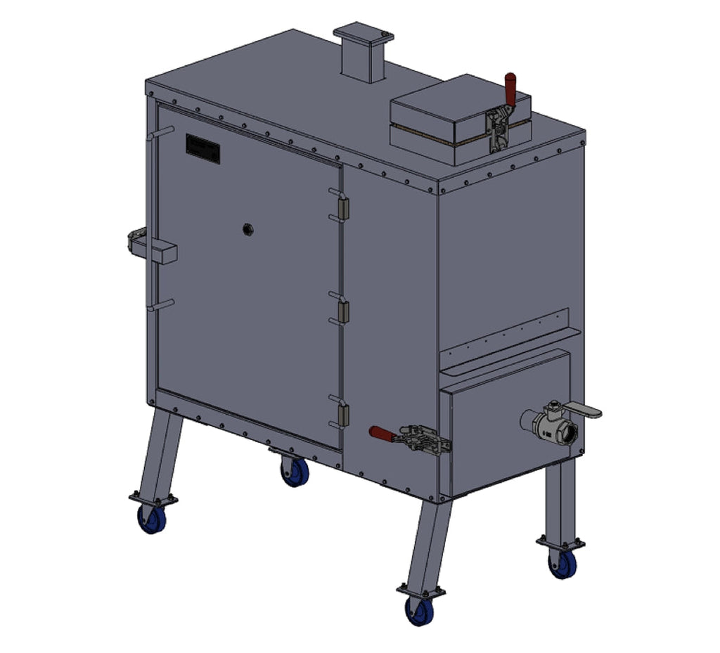 Old Country BBQ Pits - Insulated Gravity-Fed BBQ Smoker - Freight and Crating Included