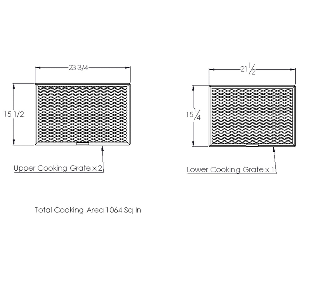 Old Country BBQ Pits - Insulated Gravity-Fed BBQ Smoker - Freight and Crating Included