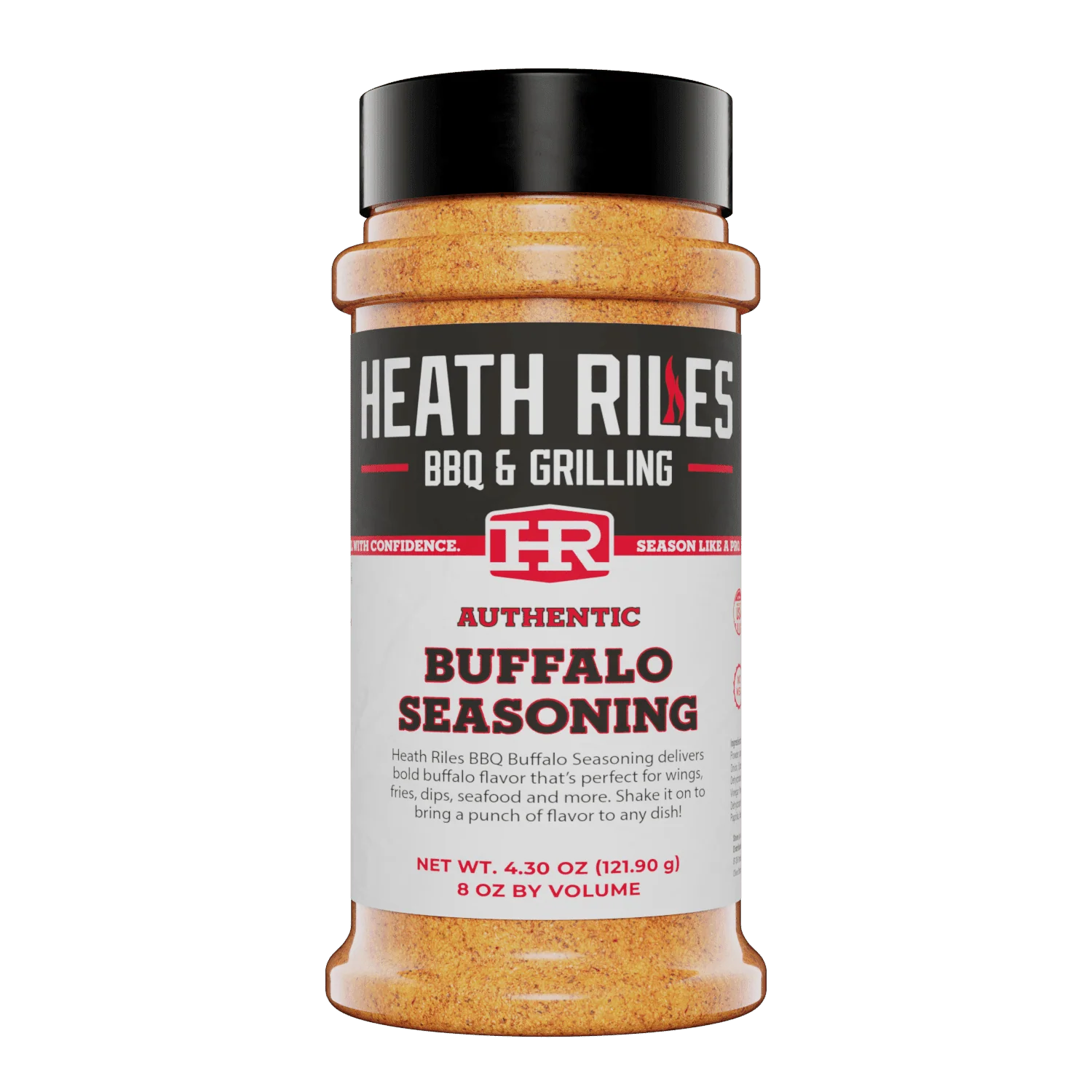 Heath Riles - Buffalo Seasoning - Shaker - 4.30 oz