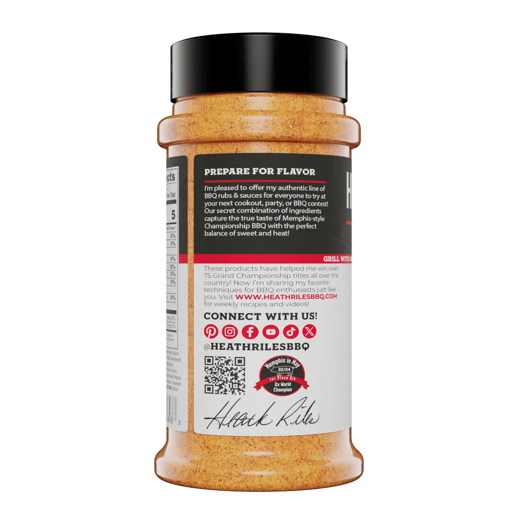 Heath Riles - Buffalo Seasoning - Shaker - 4.30 oz