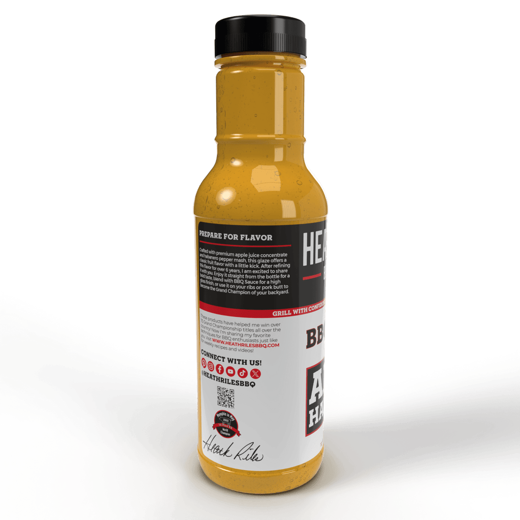Heath Riles - Apple Habanero - BBQ Glaze - 12 oz