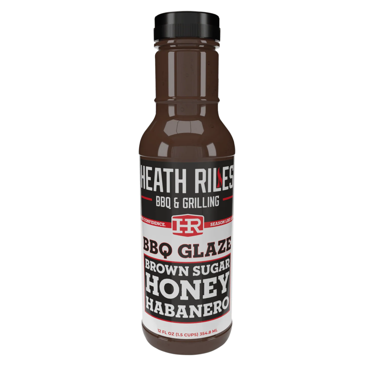Heath Riles - Brown Sugar Honey Habanero - BBQ Glaze - 12 oz