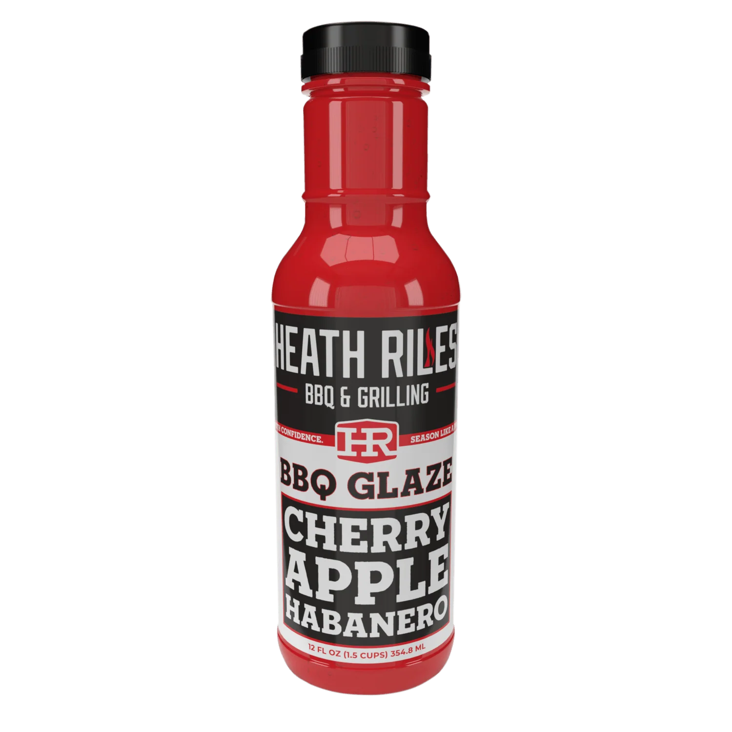 Heath Riles - Cherry Apple Habanero - BBQ Glaze - 12 oz