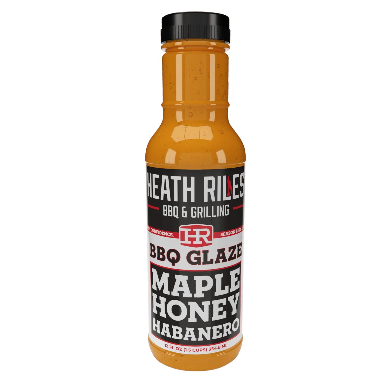 Heath Riles - Maple Honey Habanero - BBQ Glaze - 12 oz
