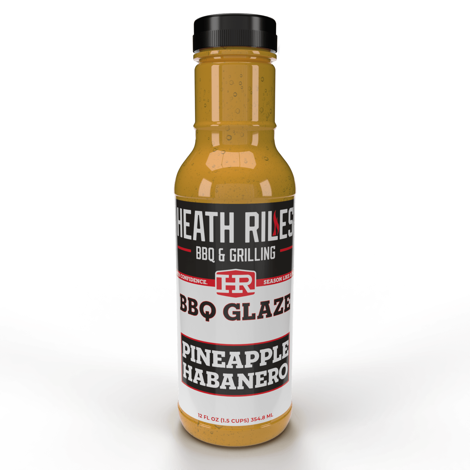 Heath Riles - Pineapple Habanero - BBQ Glaze - 12 oz
