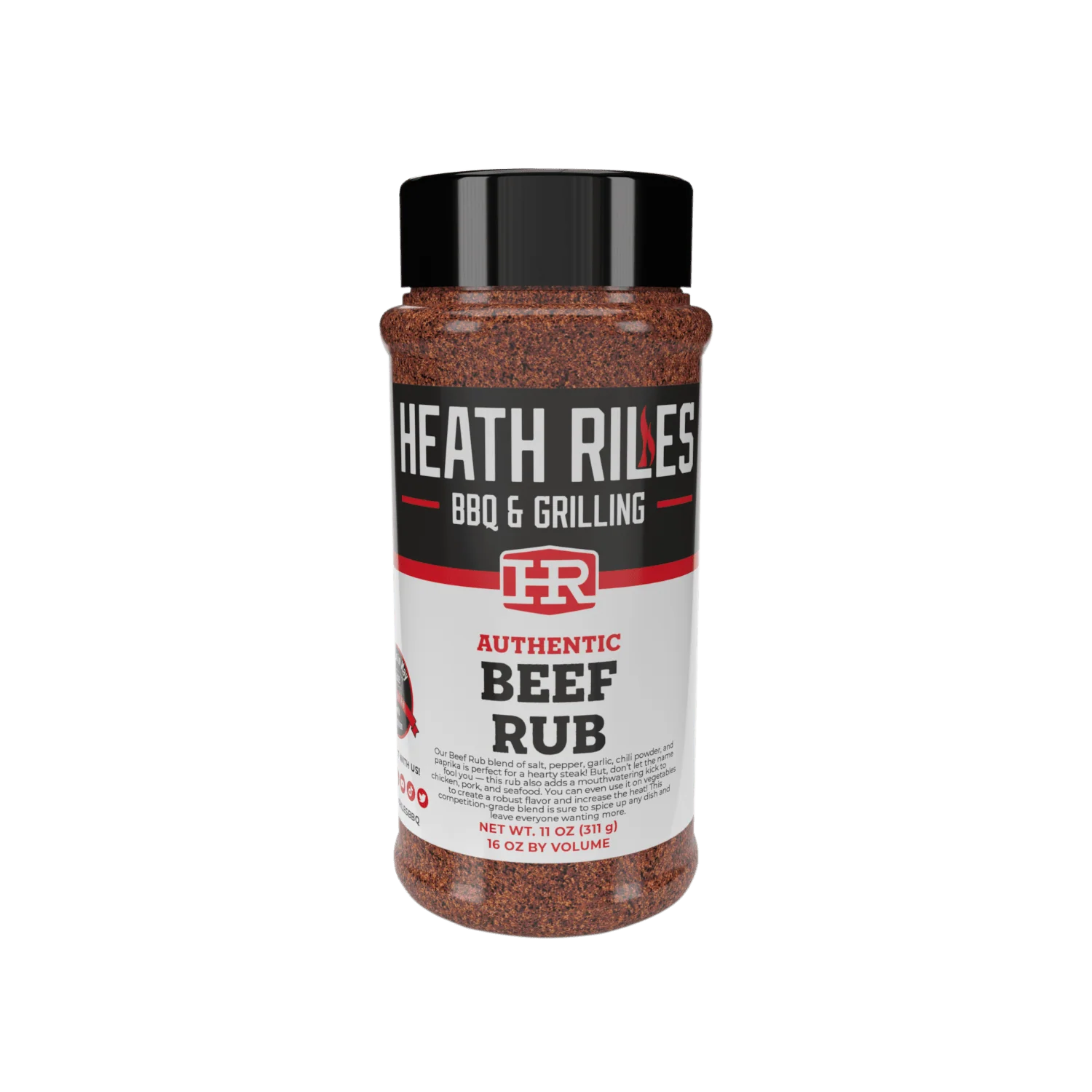 Heath Riles - Beef Rub - 11 oz