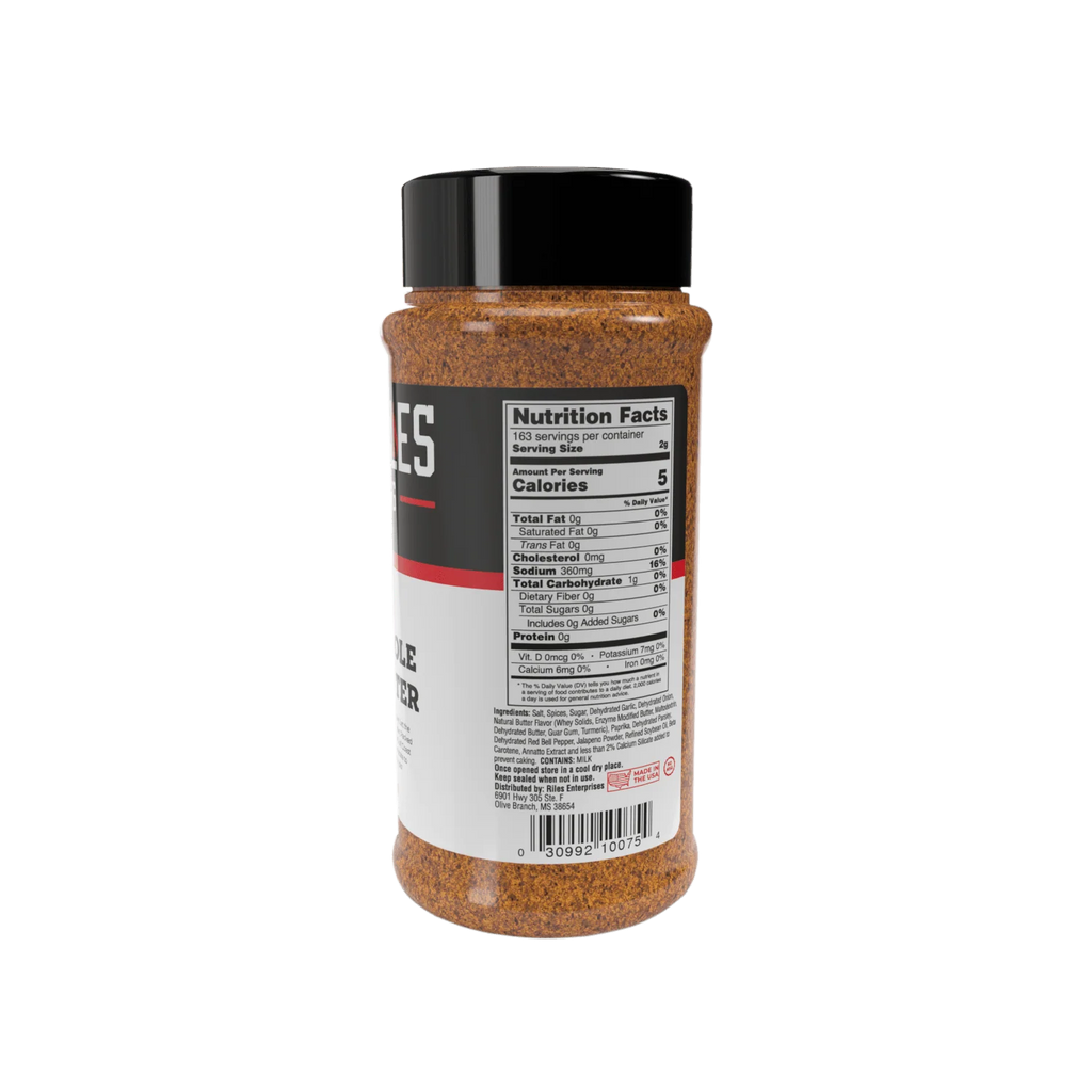 Heath Riles - Cajun Creole Garlic Butter Rub - 11.5 oz