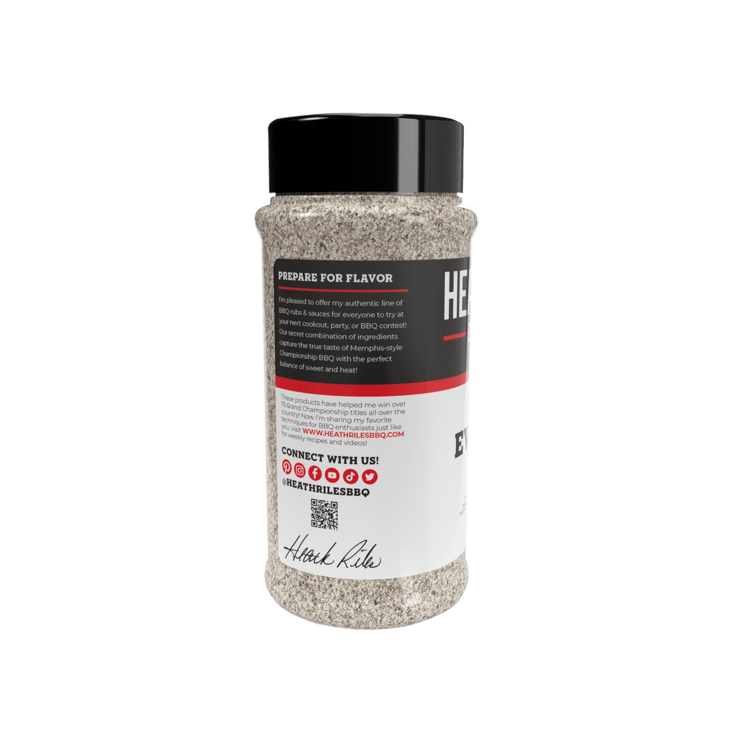 Heath Riles - Everyday Rub - Shaker - 14 oz