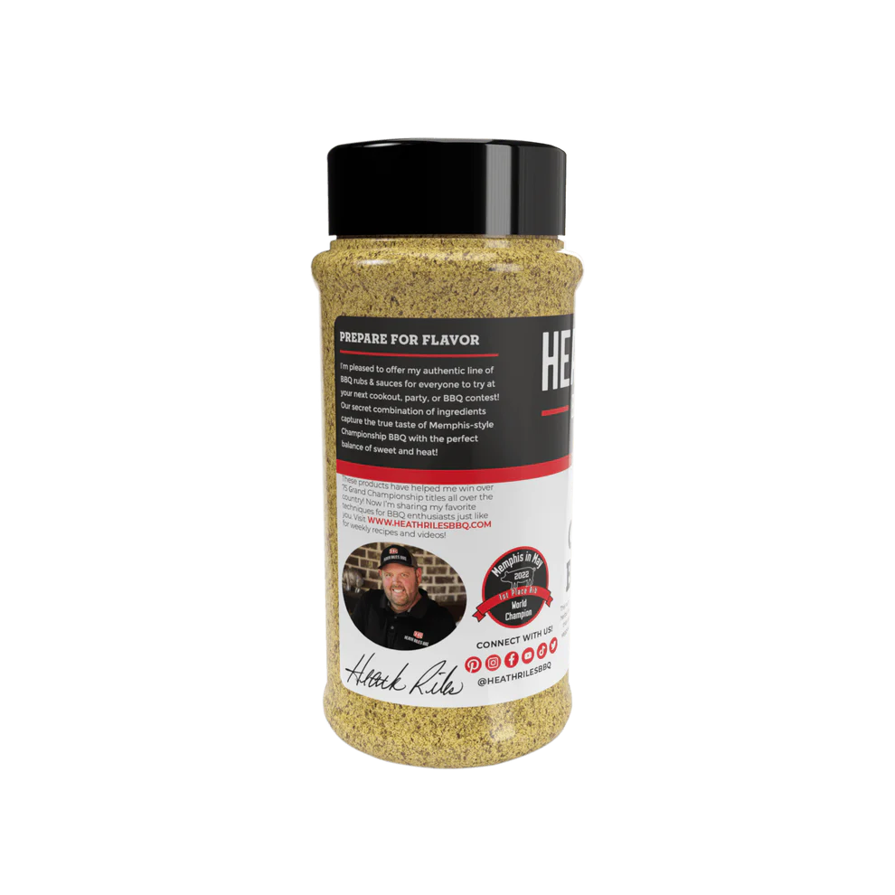 Heath Riles - Garlic Butter Rub - 10 oz