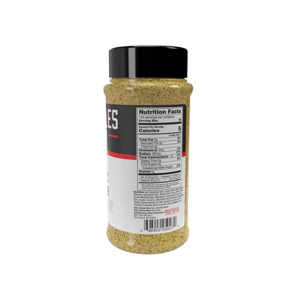 Heath Riles - Garlic Butter Rub - 10 oz