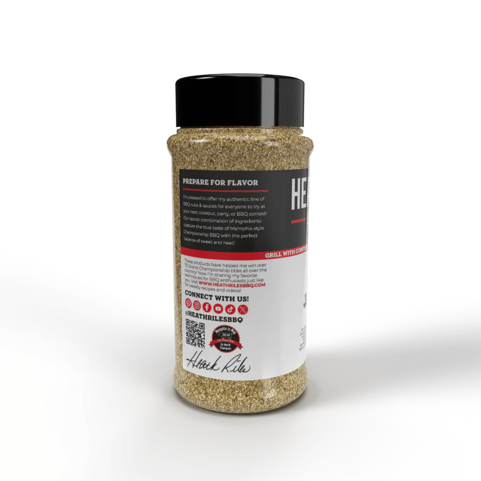 Heath Riles - Garlic Jalapeño Rub - 12 oz