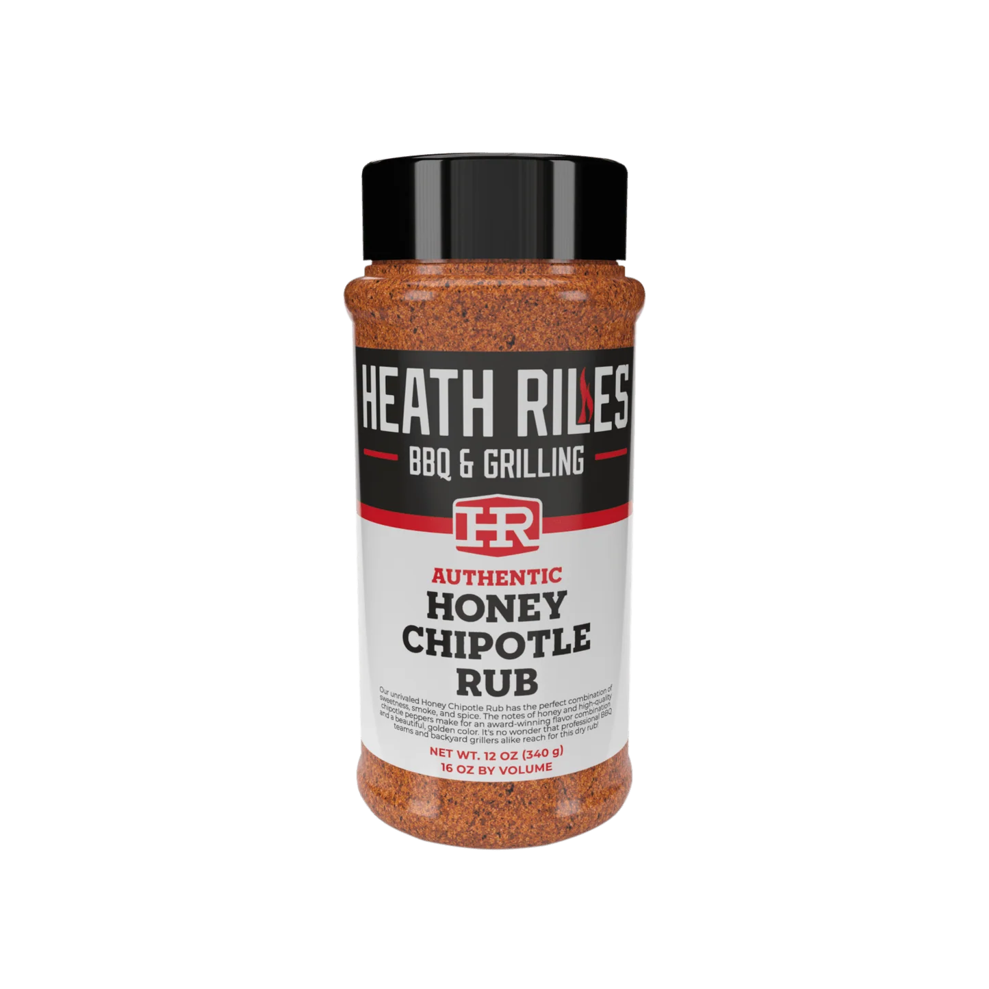 Heath Riles - Honey Chipotle Rub - 12 oz