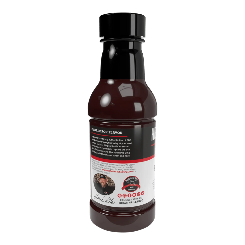 Heath Riles - Sweet BBQ Sauce - 16 oz