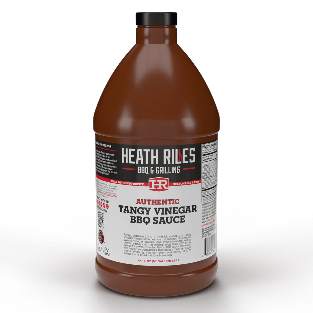 Heath Riles - Tangy Vinegar BBQ Sauce - Half-Gallon