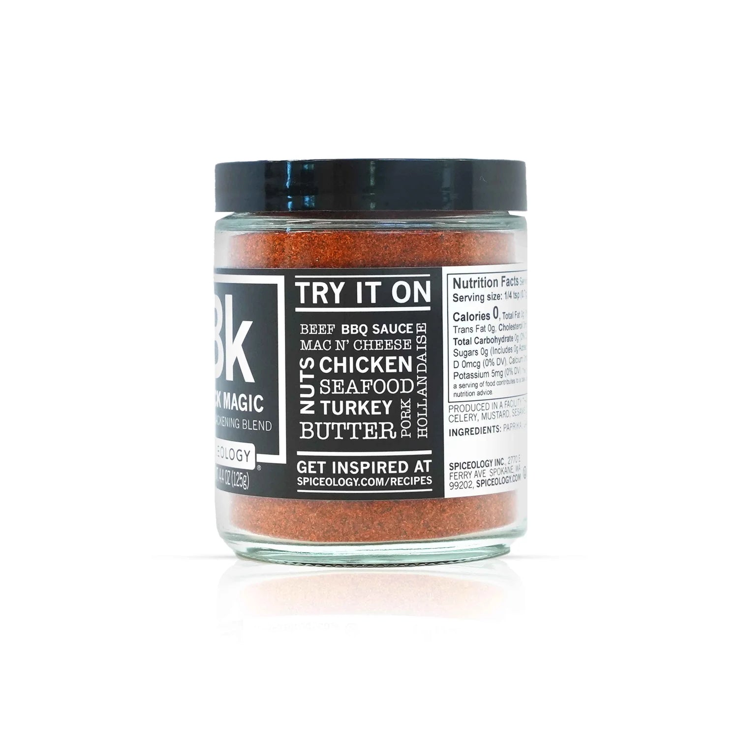 Spiceology - Black Magic Cajun Blackening Season - 4.4 oz