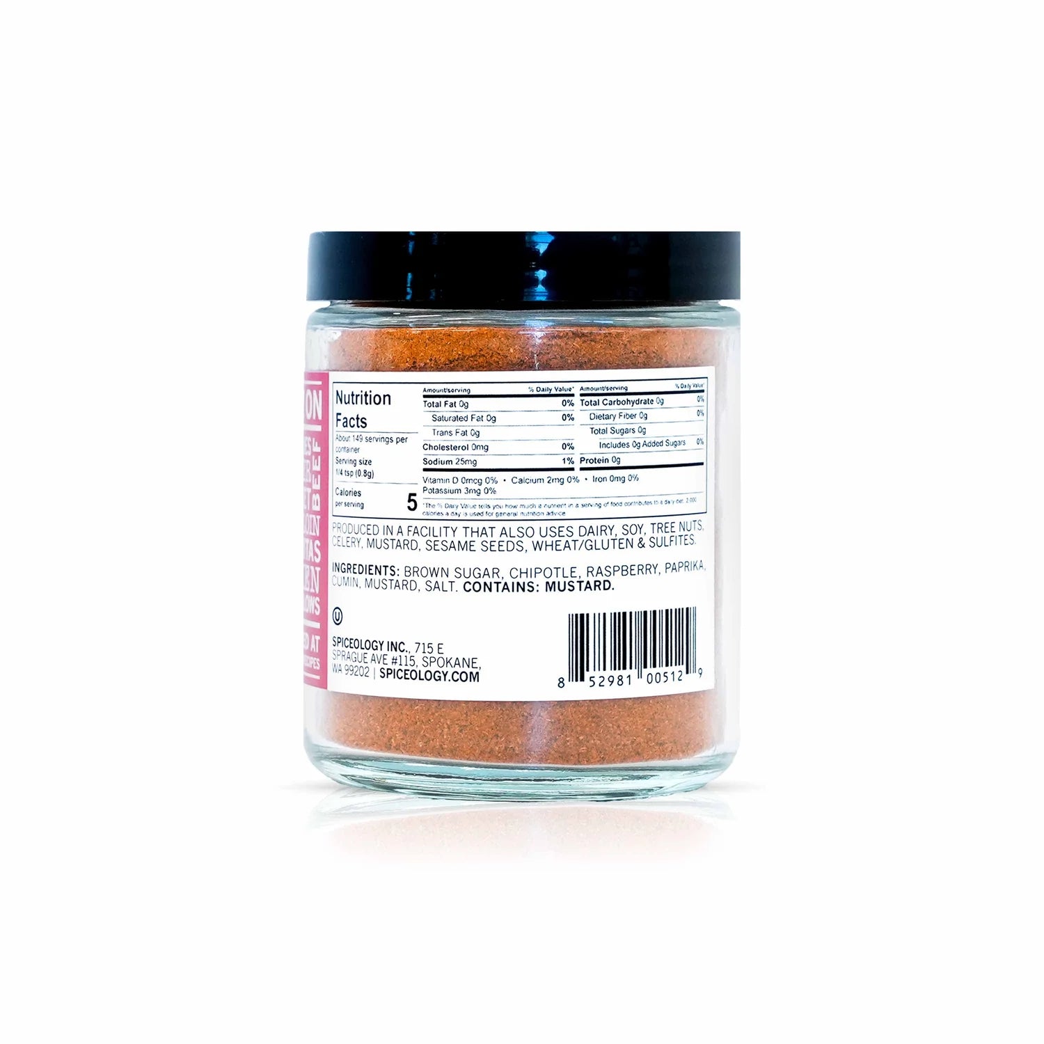 Spiceology - Raspberry Chipotle Sweet and Spicy Seasoning - 4.2 oz