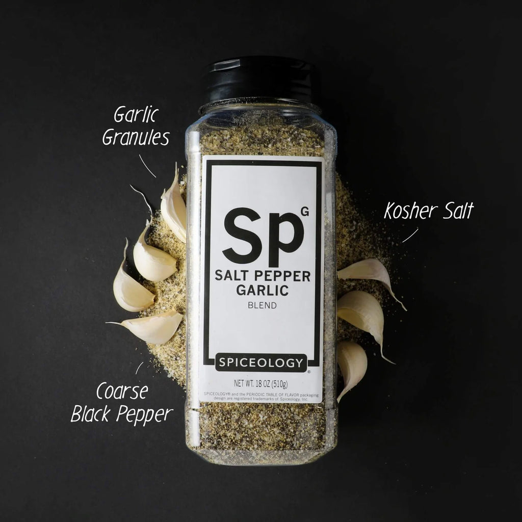 Spiceology - Salt Pepper Garlic Blend - 18 oz