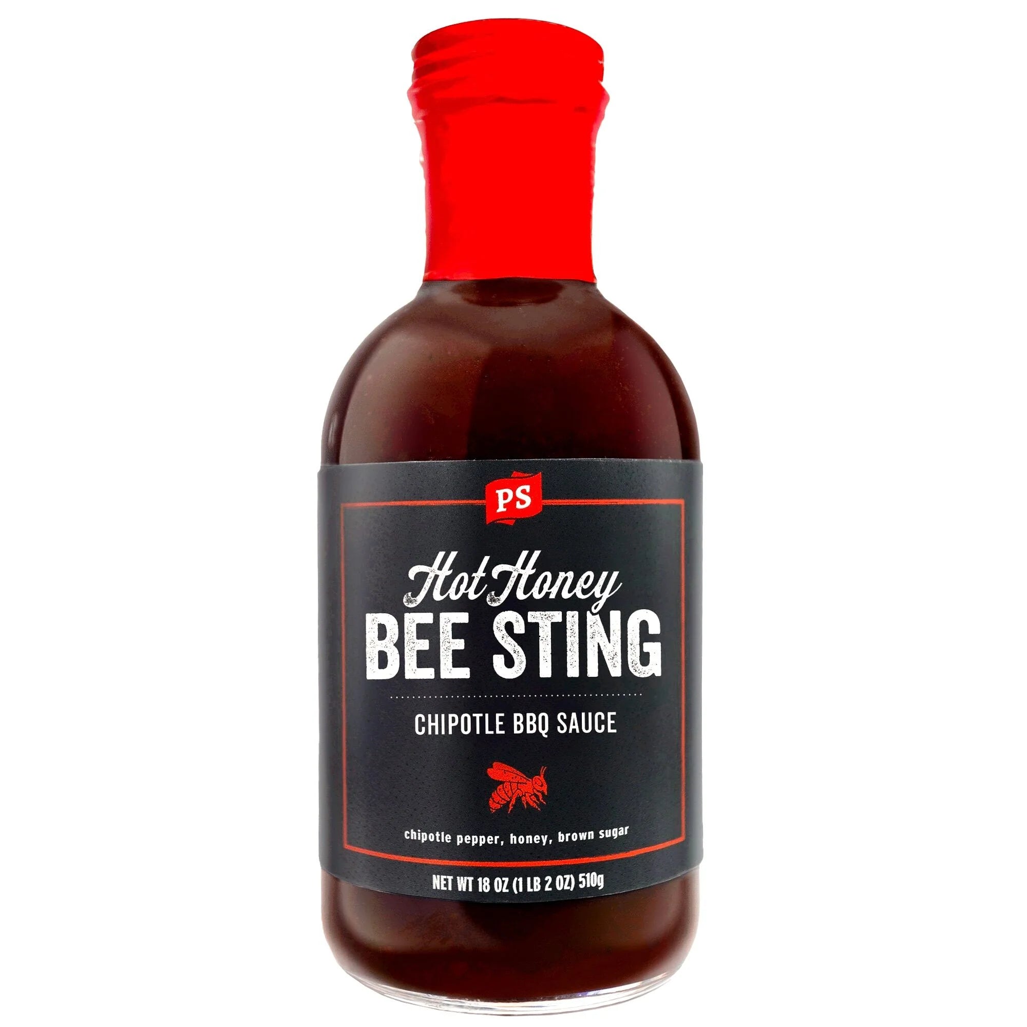 PS Seasonings - Hot Honey Bee Sting - Chipotle BBQ Sauce - 18 oz