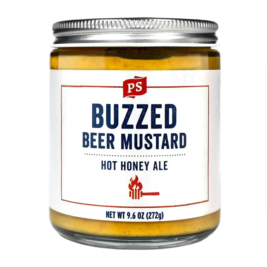 PS Seasonings - Buzzed Beer Mustard - Hot Honey Ale - 9.6 oz