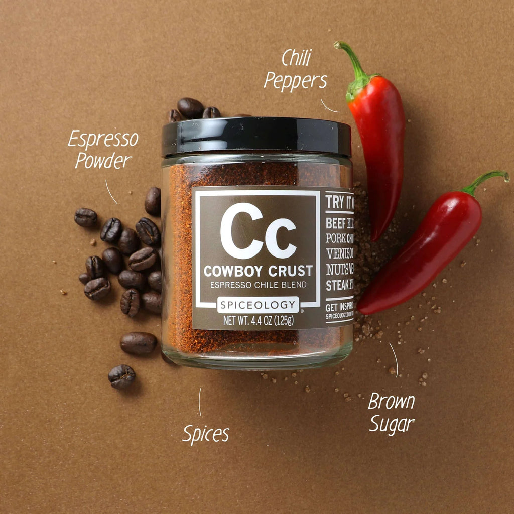 Spiceology - Cowboy Crust Espresso Chili Blend - 4.4 oz