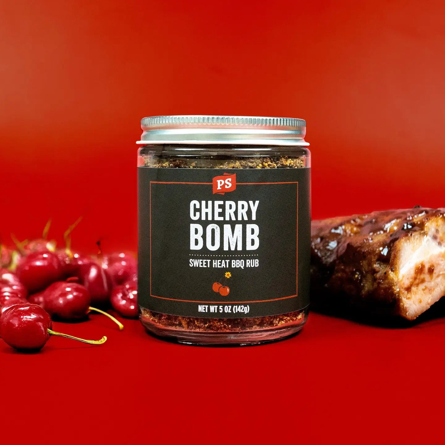 PS Seasonings - Cherry Bomb - Sweet Heat BBQ Rub - 5 oz
