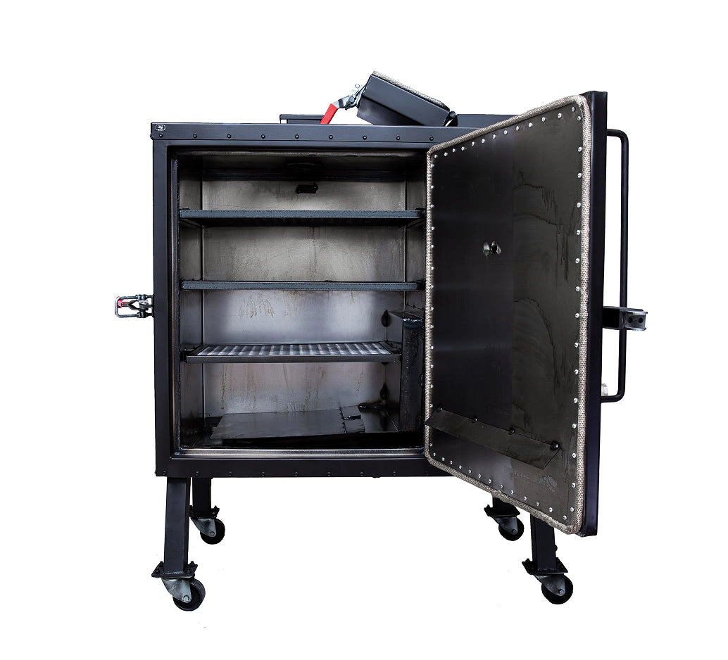 Old Country BBQ Pits - Insulated Gravity-Fed BBQ Smoker - Freight and Crating Included