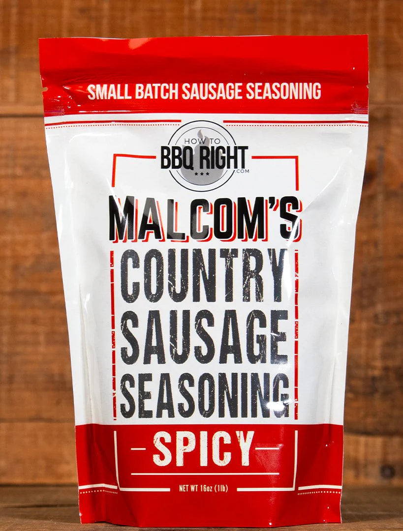 Malcom's - Country Sausage Seasoning - Spicy - 16 oz