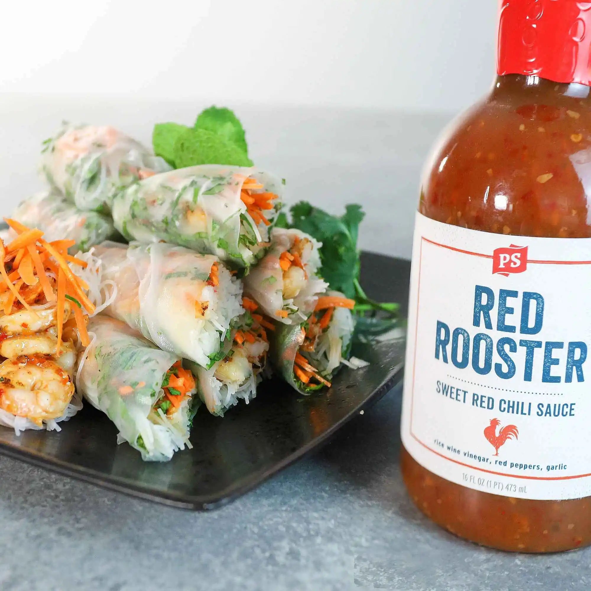 PS Seasonings - Red Rooster - Sweet Red Chili Sauce - 16 oz